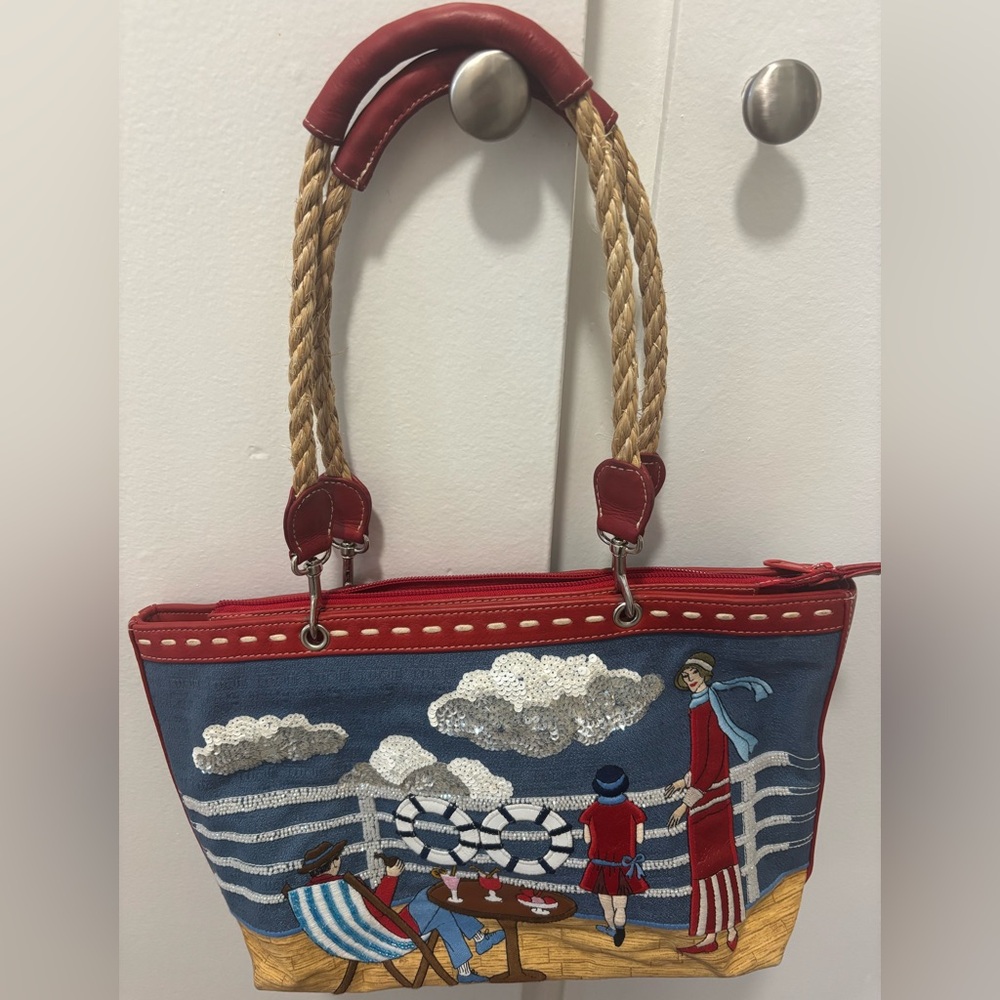 Isabella Fiore Handbag Tote Ocean